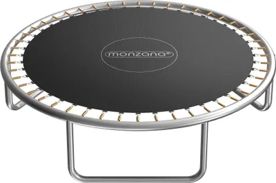 Zdjęcie produktu dla Mata do skakania na trampolinie, czarna, 244 cm, odporna na warunki atmosferyczne i promieniowanie UV