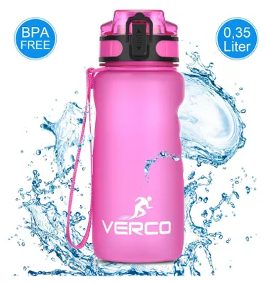 Obrázok produktu pre 350 ml prémiová fľaša na pitie Športová fľaša na vodu so sitkom bez BPA, ružová
