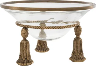 Produktbild von Casa Padrino Luxus Schüssel Vintage Messingfarben Ø 36 x H. 21 cm - Hotel & Restaurant Deko Accessoires