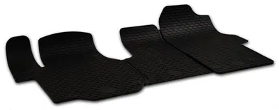 Produktbild von Gumarny Zubri Fußmatte Gummi für VW CRAFTER Pritsche/Fahrgestell (SZ) Vorne