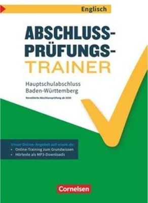 Produktbild von Abschlussprüfungstrainer Englisch 9. Schuljahr - Baden-Württemberg - Hauptschulabschluss
