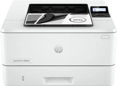 Produktbild von HP LaserJet Pro 4002dn - Drucker - s/w - Duplex - Laser - A4/Legal - 4800 x 600 dpi - bis zu 40 Seiten/Min. - Kapazität: 350 Blätter - USB 2.0, Gigabit LAN
