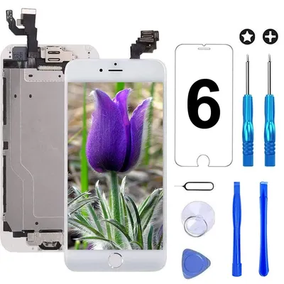 Produktbild von Display für iPhone 6 Weiß 4,7" LCD Bildschirm Touchscreen Digitizer Ersatz