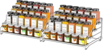 Produktbild von Stapelbares Kräuterregal grau 2-teilig