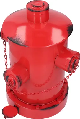 Obrázok produktu pre Kôš na odpadky z požiarneho hydrantu, železný kôš na odpadky, vintage železný dekoratívny kôš na odpadky, retro kôš na odpadky, kovový kôš na odpadky, retro priemyselný kôš na odpadky