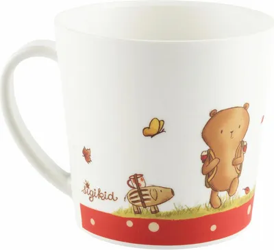 Immagine prodotto di sigikid Mister O Lui Campingtasse rot, Tasse, Becher, Henkeltasse, Kinder, rPET, 250 ml, 52918