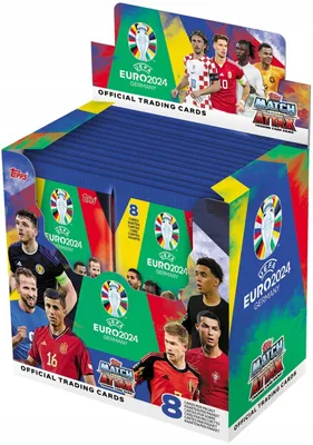 Produktbild von TOPPS UEFA EURO 2024 Packs of 8 Cards x 20 packs