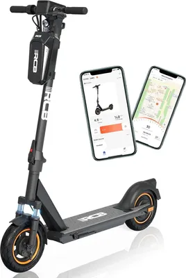 Produktbild von RCB TECH E Scooter mit Straßenzulassung, ABE Faltbarer E-Scooter, mit App-Funktion, LED-Display, E-Scooterfür Erwachsene und Jugendliche