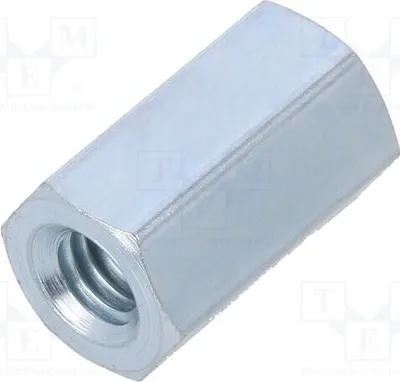 Produktbild von 10x Distanzmuffe mit Gewinde 12mm Innengew: M4 sechskant   126X12 Distanzelemente a