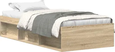 Obrázek produktu pro vidaXL Bettgestell Sonoma-Eiche 75x190 cm