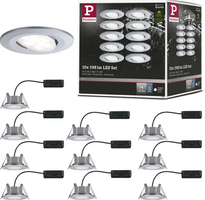 Produktbild von Paulmann LED Einbauleuchte Calla Basisset schwenkbar