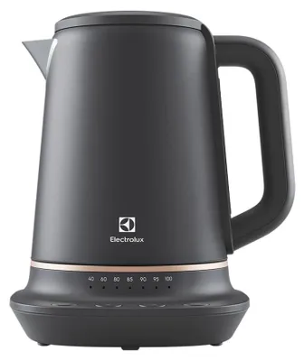 Produktbild von Electrolux E7K16BP, 1,7 l, 2400 W, Schwarz, Kupfer, Regelbare Temperatur, Wasserstandsanzeige, Drahtlos
