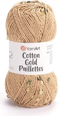 Obrázek produktu pro Bavlněná příze Gold Paillettes 5 x 50 g 7105