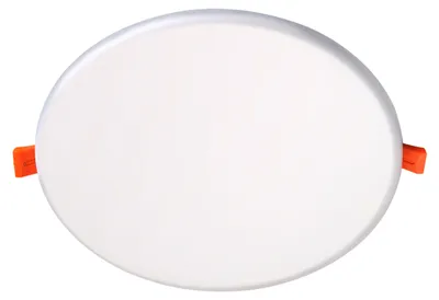Obrázok produktu pre Vstavané svietidlo – LED vstavané svietidlo "SUMA", priemer: 21,5 cm, vstavané svietidlo v modernom štýle, vyrobené z kovu a plastu, farba: biela, hĺbka: 3,2 cm, priemer: 21,5 cm, vrátane LED – stmívateľné