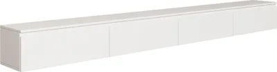 Produktbild von Selsey Bemmi – Hängendes TV-Board mit vier Klappen 300 cm, Weiß