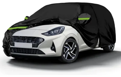 Immagine prodotto di Copertura impermeabile per auto, compatibile con Hyundai I10 PA/IA/AC3 dal 2007 al 2024, copertura completa per garage, protezione per tutte le condizioni atmosferiche