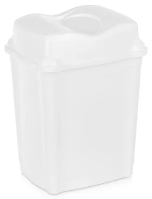 Obrázok produktu pre Kôš na odpad – plastový – 16 litrov – biely