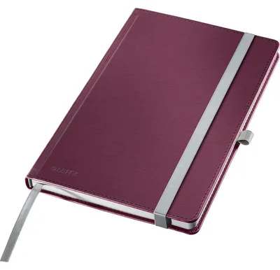 Produktbild von Leitz 44851028, Einfarbig, Rot, A5, 80 Blätter, 100 g/m², Liniertes Papier