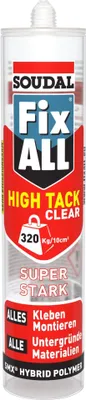 Produktbild von SOUDAL 1K-Hybrid-Polymer Fix All HT transparent 305 g