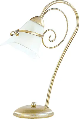 Obrázok produktu pre Stolná lampa Cocard 1xE14 15W Luminex so zlatým skleneným tienidlom