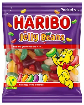 Image de Bonbons Haribo Jelly Beans 80 g