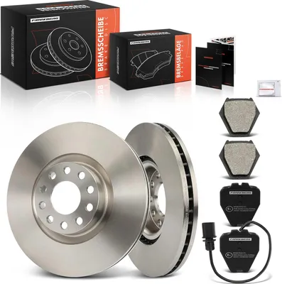 Produktbild von Frankberg 2x Bremsscheiben 4x Bremsbeläge Vorderachse für Audi A6 4B2 C5 A6 Avant 4B5 4.2L 1998-2005