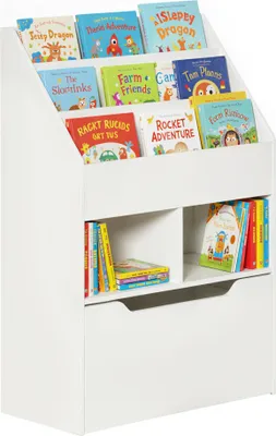 Produktbild von HOMCOM Kinderregal mit Schublade Standregal Bücherregal Dekoregal mit Fächer