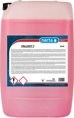 Produktbild von Nerta Felgenreiniger säurefrei - Professioneller Rost- und Metallpartikelentferner - pH Neutral 5L