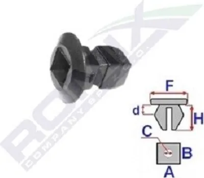 Immagine prodotto di 10x ROMIX C60672 Paraurti a clip, lato ruota