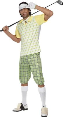 Productafbeelding van Golfoutfit, groen, geel en wit