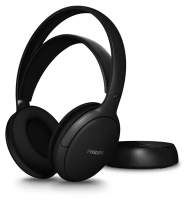 Produktbild von Philips SHC5200M2/12, Kabellos, 10 - 21000 Hz, TV, 153 g, Kopfhörer, Schwarz