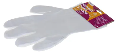 Produktbild von 400x Tankhandschuhe Einweghandschuhe aus LDPE geblockt universal passend