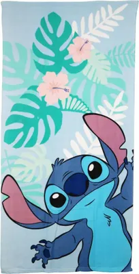 Produktbild von Disney Lilo und Stitch Mikrofaser Strandtuch  Badetuch XL 70x140 cm