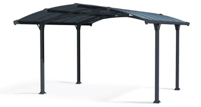 Obrázek produktu pro Jednoduchý přístřešek pro auto Palram - Canopia Arcadia 4300 435 x 359 cm antracitový