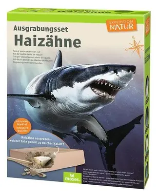 Produktbild von moses. Verlag GmbH Expedition Natur Ausgrabungsset Haizähne