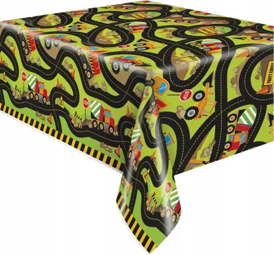 Immagine prodotto di Tovaglia di plastica per feste - Cantiere - 137 x 213 cm