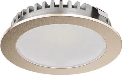 Produktbild von Einbaulampe rund, mattschwarz Nickel
