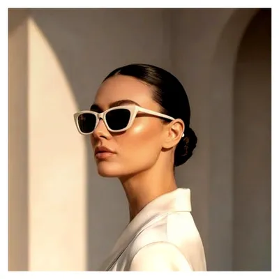 Produktbild von Modische polarisierte Sonnenbrille für Damen: Retro Cat-Eye Sonnenbrille mit UV400 Schutz
