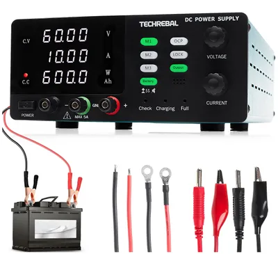 Image de Alimentation de laboratoire Techrebal R-SPS6010C, 10A, avec fonction de charge