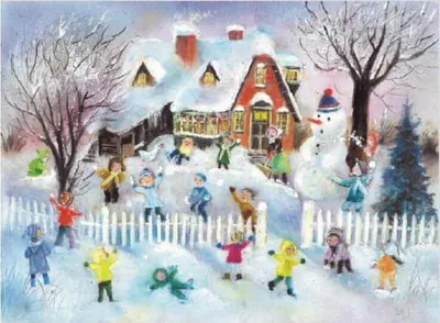 Produktbild von Adventskalender Schneeballschlacht mit 24 Überraschungsbildchen