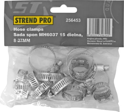 Immagine prodotto di Set di fascette stringitubo Strend Pro HC515, 15 pezzi, per tubo, 8-27 mm