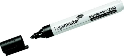 Produktbild von Legamaster TZ 100 Boardmarker schwarz, 10 Stück(e), Schwarz, Schwarz, Weiß, Schwarz, Weiß, Kunststoff, 1,5 mm