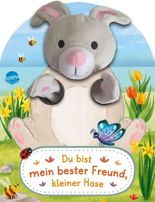 Produktbild von Du bist mein bester Freund, kleiner Hase. Ein Handpuppenbuch