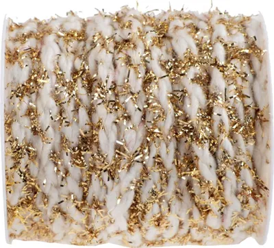 Produktbild von Glitzerkordel Gold, 3 Meter lang, 0,5 cm breit, zum Basteln und Verzieren