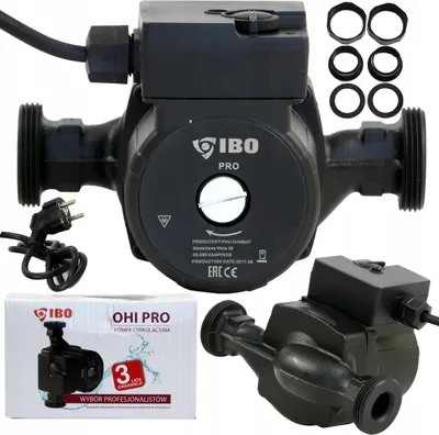 Produktbild von IBO | Umwälzpumpe OHI 25-60/180 PRO - Schwarz - Energiesparend - Hohe Qualität - Leiser Betrieb