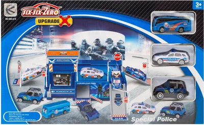Immagine prodotto di Parcheggio della polizia con 3 auto