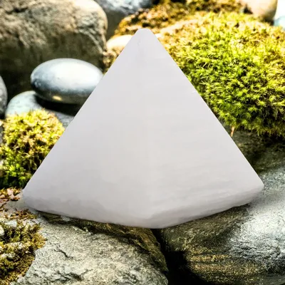 Imagen del producto de Pirámide de selenita - 5 cm