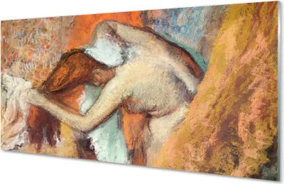 Produktbild von Glasbilder 140x70 Wandkunst Kunst Skizze Frau