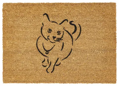 Produktbild von Fußmatte Kokos Pets 40 x 60 cm Cat
