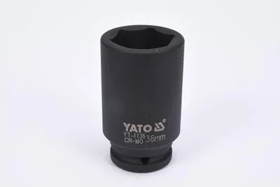 Productafbeelding van Yato YT-1136, Slagmoersleutel, Zwart, 1 kop, 3/4", Metrisch, 36 mm